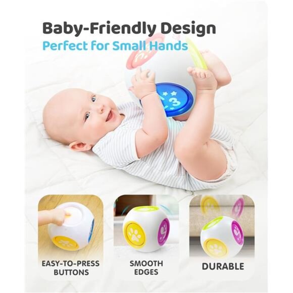 Learning Cube - Educational Musical Activity Center Block for Infants Babies - Picture 4 of 7